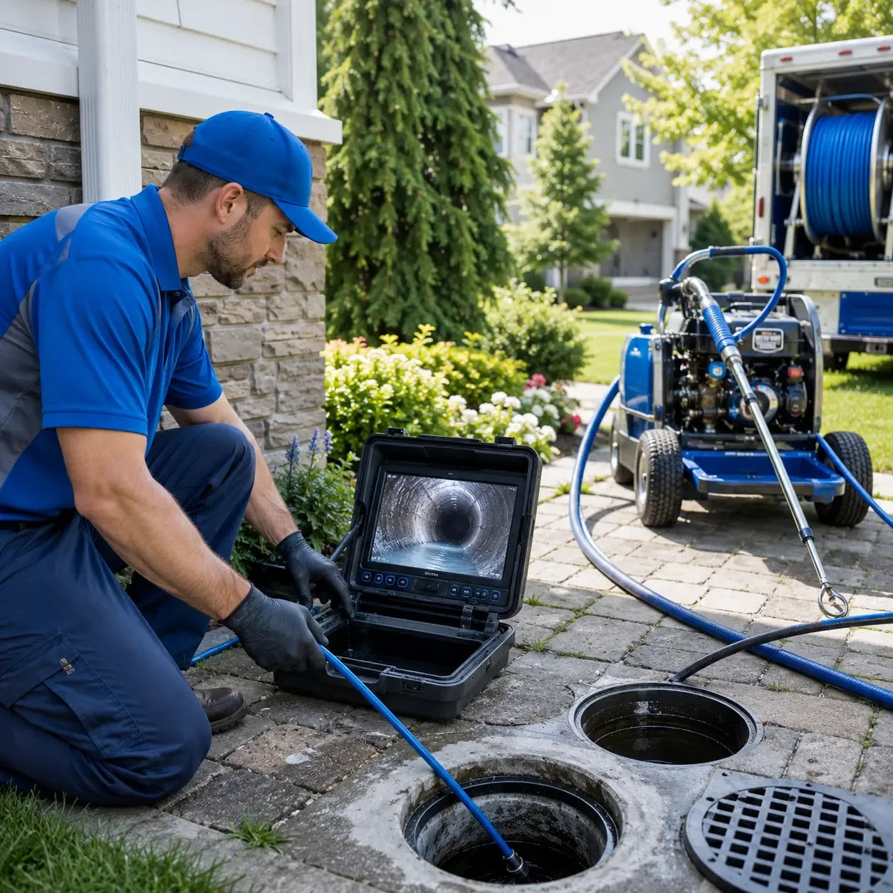 Outdoor drain cleaning professionals serving Onaga, KS