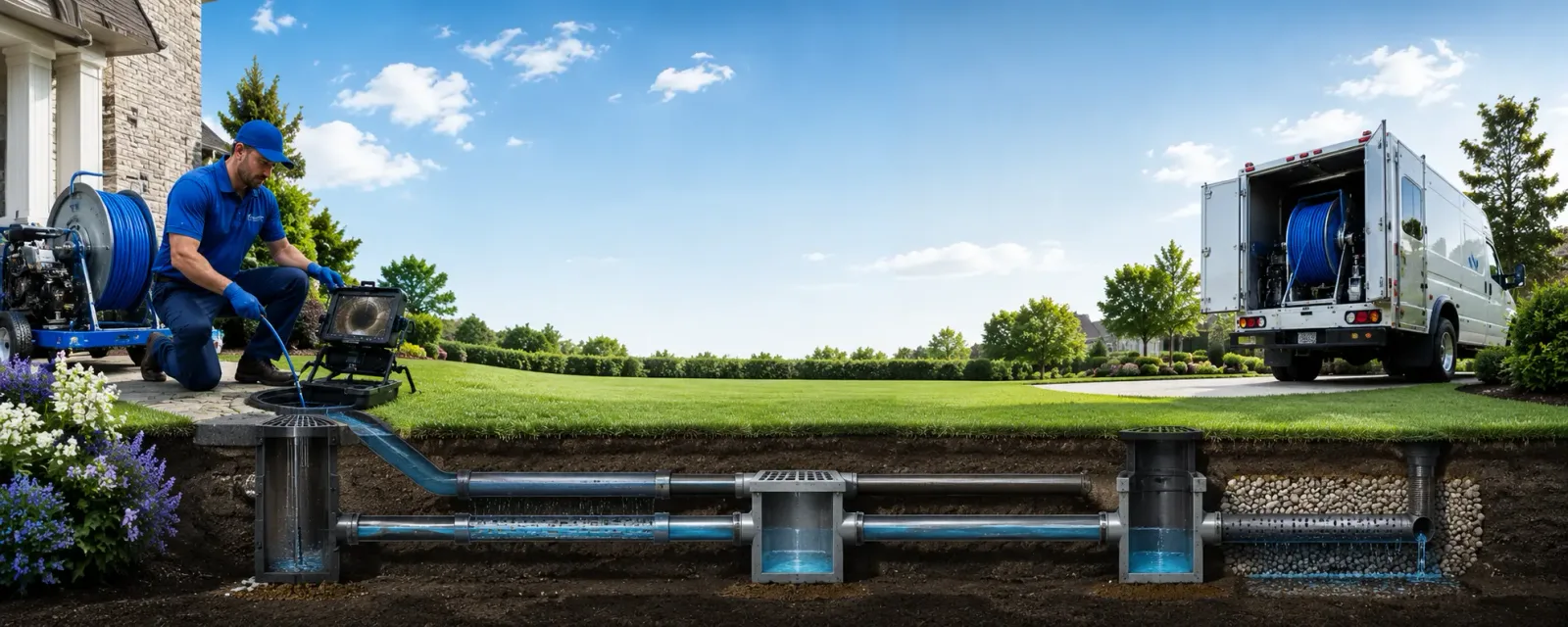 Outdoor drain cleaning information for Onaga, KS